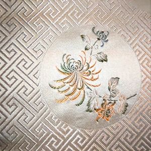 Silky/Satin Brocade Damask fabric heavy